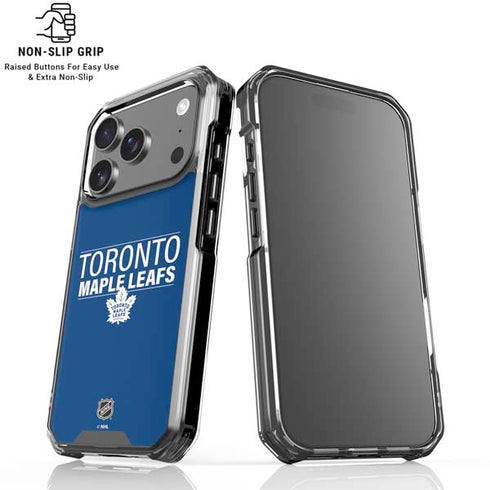 NHL Toronto Maple Leafs Lineup iPhone 18 Pro Clear Case