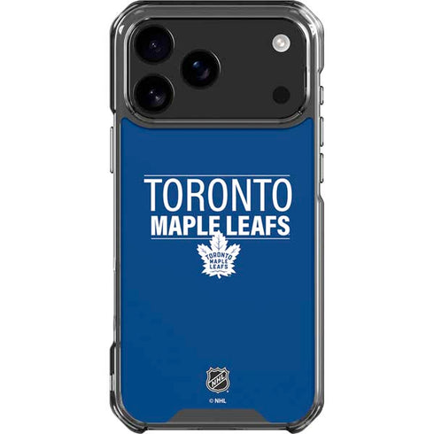 NHL Toronto Maple Leafs Lineup iPhone 18 Pro Max Clear Case