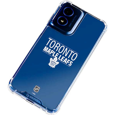 NHL Toronto Maple Leafs Lineup Moto G 5G (2024) Clear Case