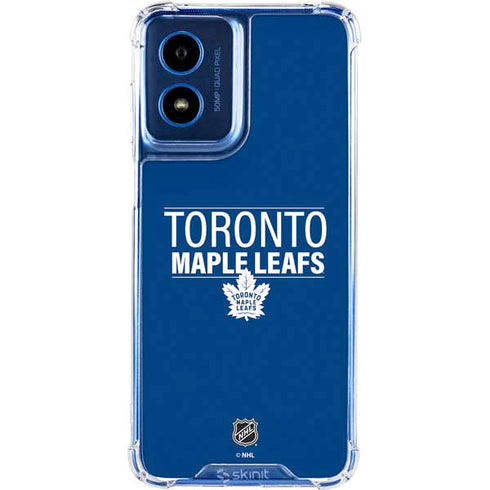 NHL Toronto Maple Leafs Lineup Moto G Play 4G (2024) Clear Case