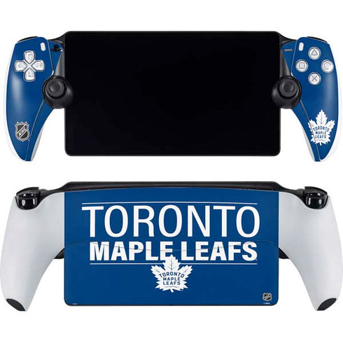 NHL Toronto Maple Leafs Lineup PlayStation Portal Remote Player Skin