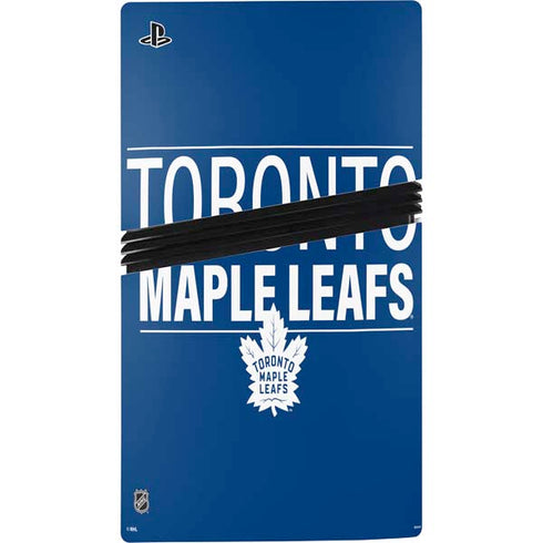 NHL Toronto Maple Leafs Lineup PS5 Pro Console Skin