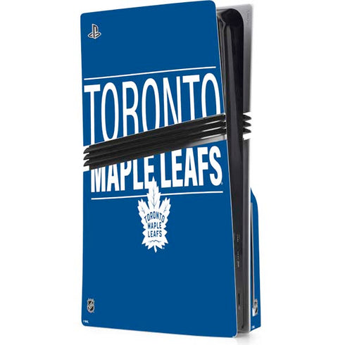 NHL Toronto Maple Leafs Lineup PS5 Pro Disk Console Skin