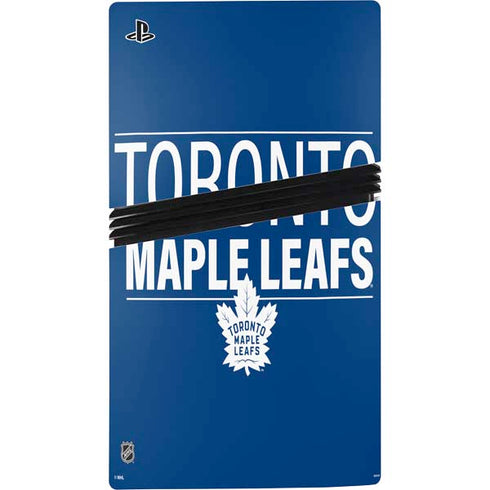 NHL Toronto Maple Leafs Lineup PS5 Pro Disk Console Skin