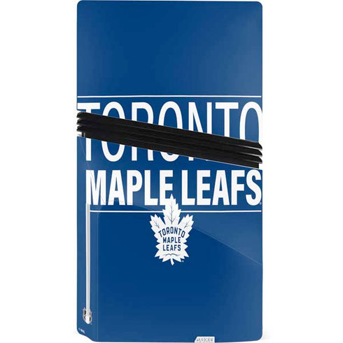 NHL Toronto Maple Leafs Lineup PS5 Pro Disk Console Skin