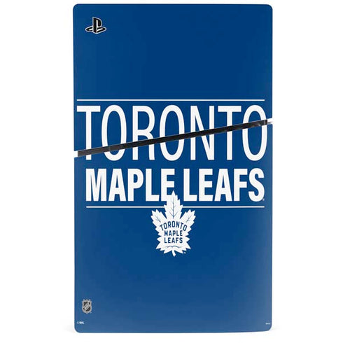 NHL Toronto Maple Leafs Lineup PS5 Slim Digital Edition Console Skin