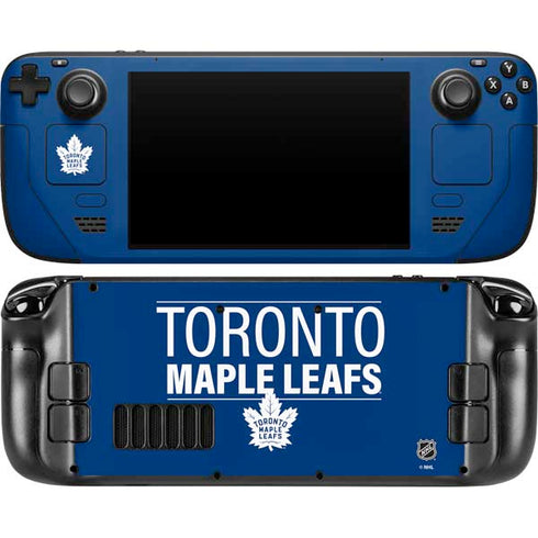 NHL Toronto Maple Leafs Lineup Steam Deck Handheld Gaming Computer OLED Skin