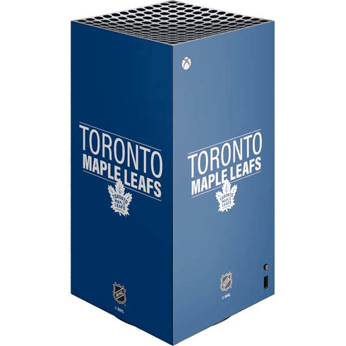 NHL Toronto Maple Leafs Lineup XBox Series X Digital Edition Console Skin