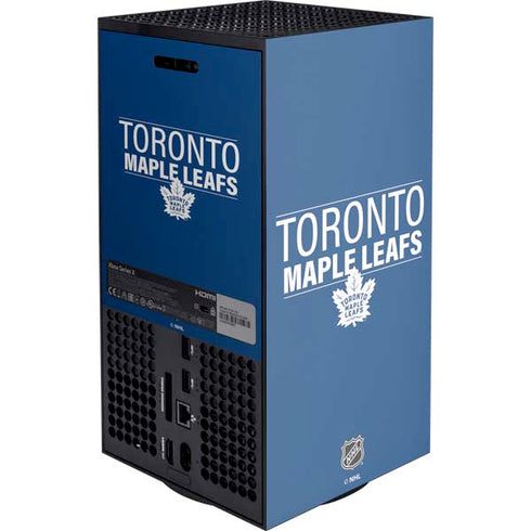 NHL Toronto Maple Leafs Lineup XBox Series X Digital Edition Console Skin