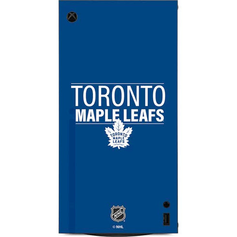 NHL Toronto Maple Leafs Lineup XBox Series X Digital Edition Console Skin