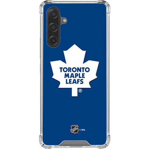 NHL Toronto Maple Leafs Solid Background Galaxy A17 Clear Case