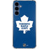 NHL Toronto Maple Leafs Solid Background Galaxy A55 5G Clear Case