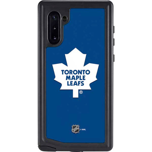 NHL Toronto Maple Leafs Solid Background Galaxy Cases