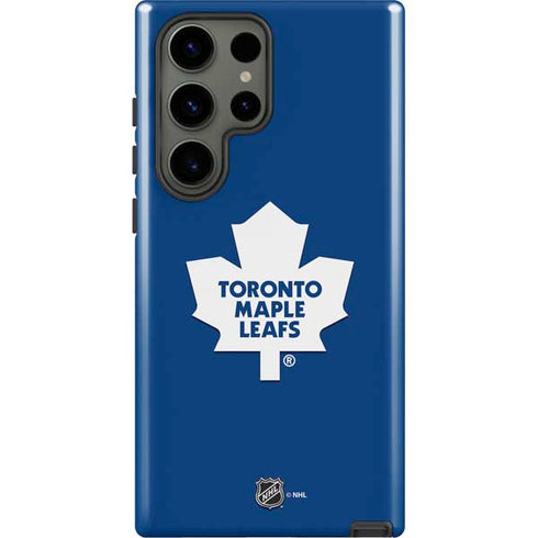 NHL Toronto Maple Leafs Solid Background Galaxy S23 Ultra Pro Case