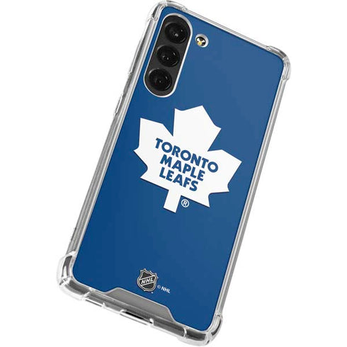 NHL Toronto Maple Leafs Solid Background Galaxy S24 FE Clear Case