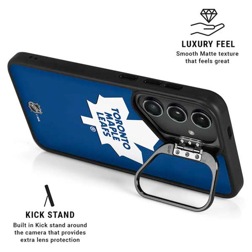 NHL Toronto Maple Leafs Solid Background Galaxy S24 Kickstand Case