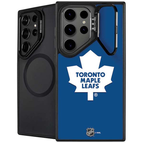 NHL Toronto Maple Leafs Solid Background Galaxy S25 Ultra Kickstand Case