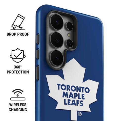 NHL Toronto Maple Leafs Solid Background Galaxy S26 Ultra Impact Case