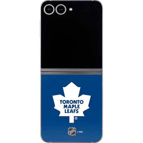 NHL Toronto Maple Leafs Solid Background Galaxy Z Flip6 Skin