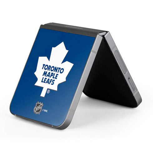 NHL Toronto Maple Leafs Solid Background Galaxy Z Flip6 Skin