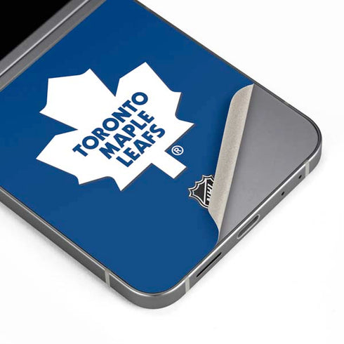 NHL Toronto Maple Leafs Solid Background Galaxy Z Flip6 Skin