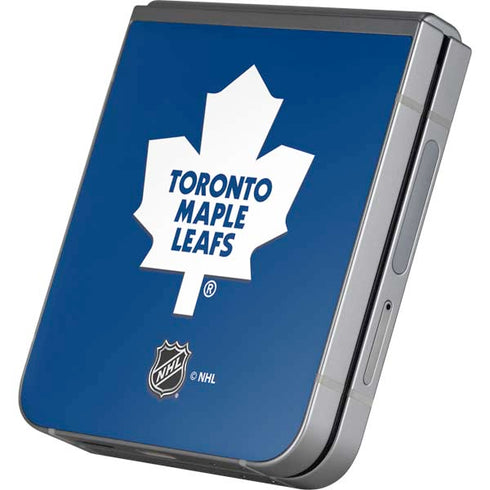 NHL Toronto Maple Leafs Solid Background Galaxy Z Flip6 Skin