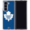 NHL Toronto Maple Leafs Solid Background Galaxy Z Fold5 5G Clear Case