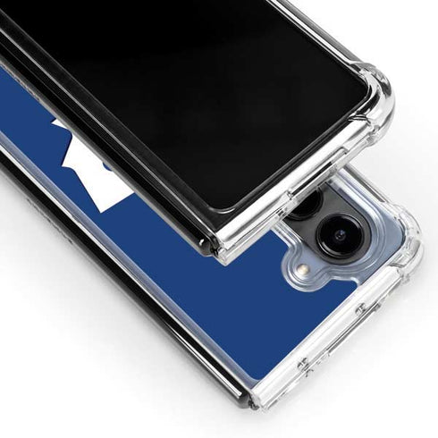 NHL Toronto Maple Leafs Solid Background Galaxy Z Fold5 5G Clear Case