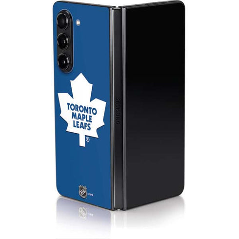 NHL Toronto Maple Leafs Solid Background Galaxy Z Fold5 5G Skin