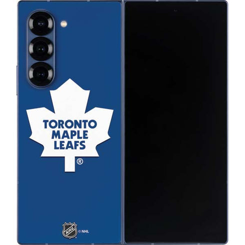 NHL Toronto Maple Leafs Solid Background Galaxy Z Fold6 Skin