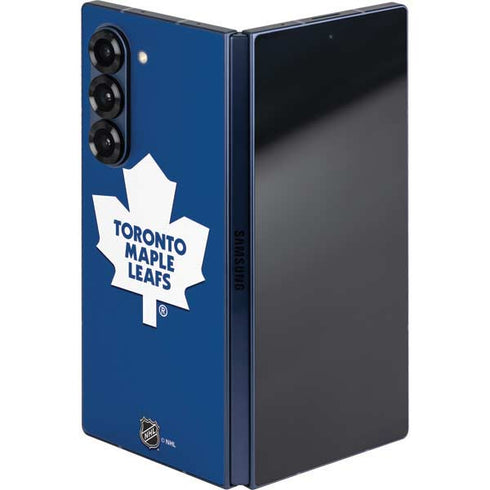 NHL Toronto Maple Leafs Solid Background Galaxy Z Fold6 Skin