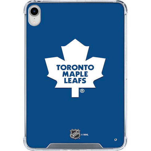 NHL Toronto Maple Leafs Solid Background iPad 11th Gen (2025) Clear Case