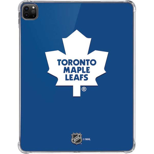 NHL Toronto Maple Leafs Solid Background iPad Pro 11in (2024) Clear Case