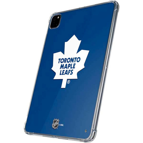 NHL Toronto Maple Leafs Solid Background iPad Pro 11in (2024) Clear Case