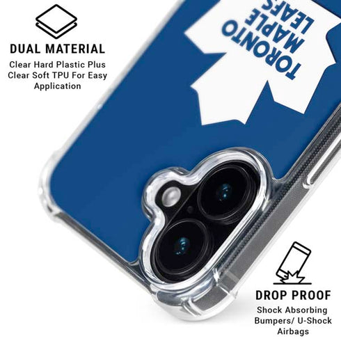 NHL Toronto Maple Leafs Solid Background iPhone 16 MagSafe Case