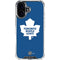 NHL Toronto Maple Leafs Solid Background iPhone 16 Plus Clear Case