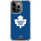 NHL Toronto Maple Leafs Solid Background iPhone 16 Pro Clear Case