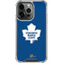 NHL Toronto Maple Leafs Solid Background iPhone 16 Pro Clear Case