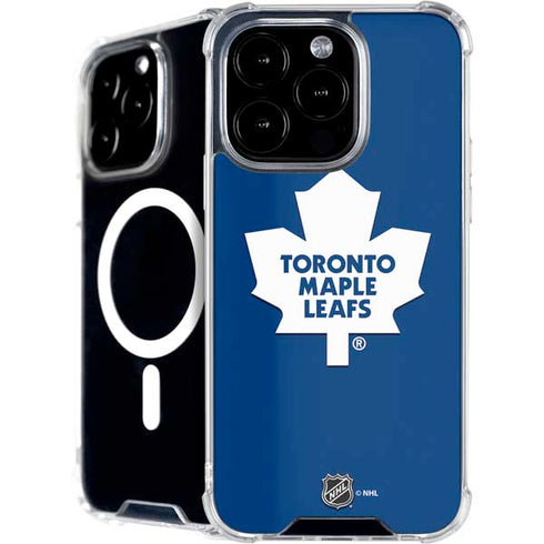 NHL Toronto Maple Leafs Solid Background iPhone 16 Pro MagSafe Case