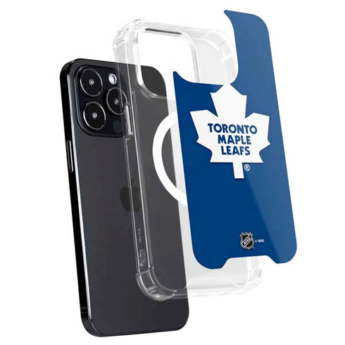 NHL Toronto Maple Leafs Solid Background iPhone 16 Pro MagSafe Case
