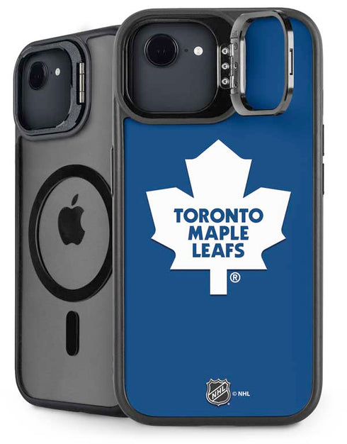 NHL Toronto Maple Leafs Solid Background iPhone 16e Kickstand Case