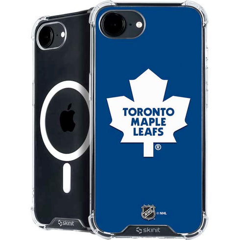 NHL Toronto Maple Leafs Solid Background iPhone 16e MagSafe Case