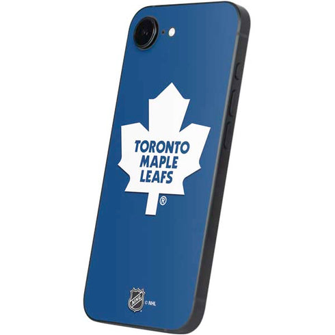 NHL Toronto Maple Leafs Solid Background iPhone 16e Skin