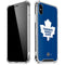 NHL Toronto Maple Leafs Solid Background iPhone X/XS Clear Case