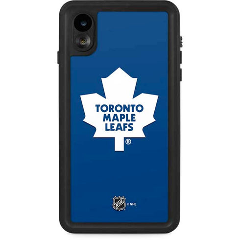 NHL Toronto Maple Leafs Solid Background iPhone Cases