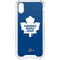 NHL Toronto Maple Leafs Solid Background iPhone XS Clear Case