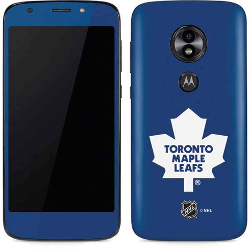 NHL Toronto Maple Leafs Solid Background Moto E5 Play Skin