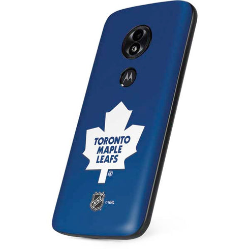 NHL Toronto Maple Leafs Solid Background Moto E5 Play Skin