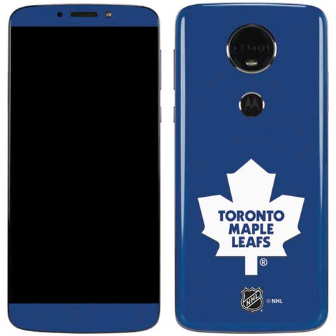 NHL Toronto Maple Leafs Solid Background Moto E5 Plus Skin