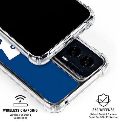 NHL Toronto Maple Leafs Solid Background Moto G Power 5G (2024) Clear Case